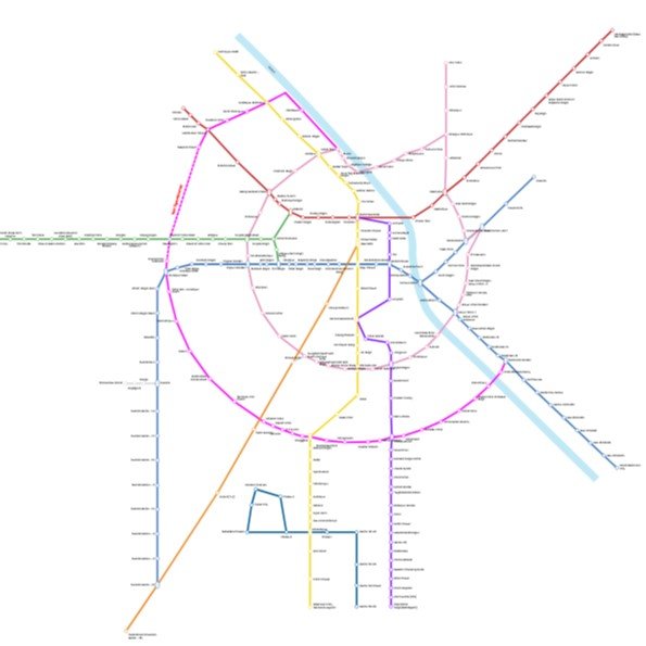 Delhi Metro metro map